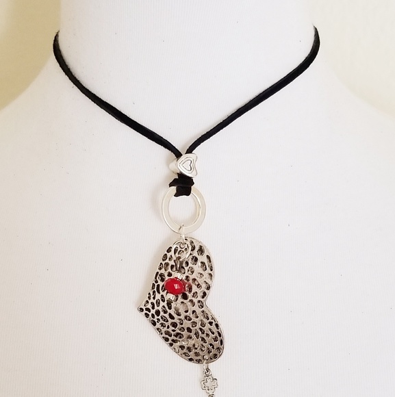 Key to my heart long leather necklace - Picture 3 of 4